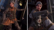 Anna, the woman seen assisting the player in the first trailer, is Artyom's partner