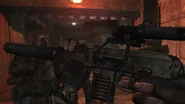 Inspecting the scoped VSK-94.