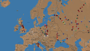 Mapa Europy w Uniwersum Metro 2033