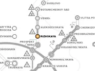 Karte von Krakau und Umgebung 2033