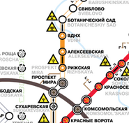 The location of the VDNKh Commonwealth.