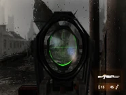 ADS view of the 2x scope