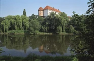 Sandomierz Castle as seen from the Vistula
