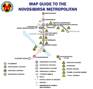 Map of the Novosibirsk Metro in Metro Exodus (2035)