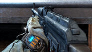 In-game RPK-74, as seen from the first person perspective in Metro: Last Light.