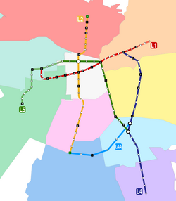 Estaciones de intercambio Metro de Santiago