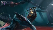 Samus Lethal Strikes Corpious.png (887 KB) Samus initiates a Grab Sequence on Corpius.