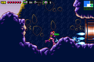 Acid Rain in Crateria (Metroid: Zero Mission)