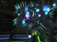 The Hatcher spawns a Phazon Metroid.