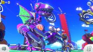 A winged Ridley Robot appears in the main hub of Nintendo Land.