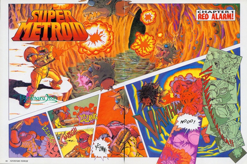 Super Metroid комикс Nintendo Power Все о Metroid по русски вики Fandom 5156