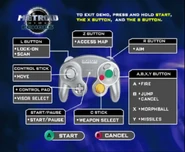 Controls screen.