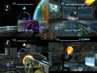 Four players on Sidehopper Station.