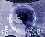 Room seen using the X-Ray Visor.