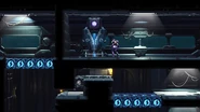 The blue Teleportal.