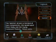 An unfinished model of the "Splitter" drone seen in the Logbook of the Metroid Prime 2: Echoes Bonus Disc.