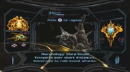 Samus scans a Warp Hound.