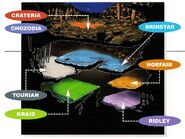 Mapa de Metroid: Zero Mission.