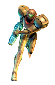 Transparent Samus Varia Corruption Render