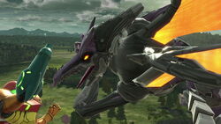 Meta Ridley vs Samus SSBU