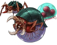 Infant Metroid, Alpha Metroid, and Gamma Metroid