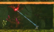 MSR Area 5 Zeta Grapple Beam.jpg (145 KB) Samus using the Grapple Beam on a Zeta Metroid