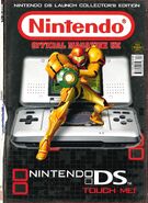 Coverage of Metroid Prime Hunters: First Hunt in #151 (March 2005).