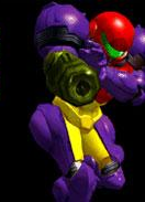 The purple alternate costume in Super Smash Bros. Melee