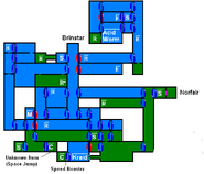 Mapa de Kraid en Metroid Zero Mission