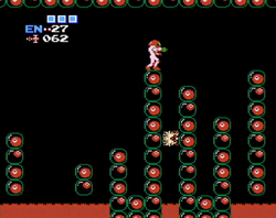 Vine-infested passage Metroid