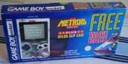 PAL Game Boy Pocket bundle with Metroid II and Wave Race