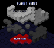 Ubicación de Norfair en Zebes