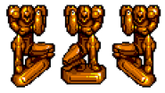 The Samus statue in Super Star.