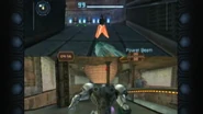 2-player match in Metroid Prime Trilogy.