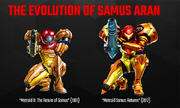 The Evolution of Samus Aran (Nintendo AU site)