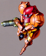 Samus MP2 pose art SM