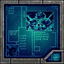 Computer screen with a close up of Metroid nuclei