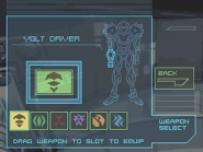 Pantalla de Samus en Metroid Prime Hunters