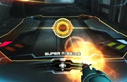 Samus fires a Super Missile in Other M.