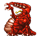 Sprite de Crocomire en Zero Mission