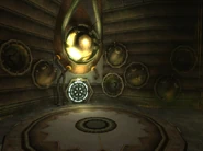 The room's White Blast Shield area.