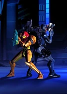 Samus im Power Suit in Other M