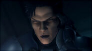 Adam without his helmet on as seen in Metroid: Other M.
