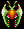 Skree sprite from Metroid: Zero Mission