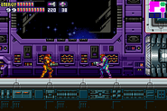 Samus and the SA-X fight.