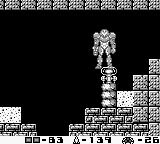 Samus begins from a Save Point in Metroid II: Return of Samus.