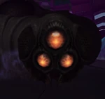 Глаза Аморбиса крупным планом.