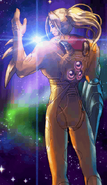 The suit in the ending of Metroid Fusion.