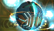 The PED Suit's Morph Ball in Metroid Prime 3: Corruption.