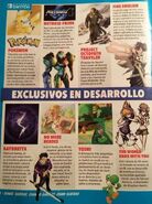 Page from the April 2018 issue of Revista Oficial Nintendo (the Spanish Official Nintendo Magazine) discussing upcoming Switch exclusives, including Metroid Prime 4. Translation: "Parked since the days of Wii, the subsaga Metroid Prime, characterized by its subjective perspective, will return with a delivery that will continue the story of the original trilogy, with Samus Aran as the protagonist."[1]